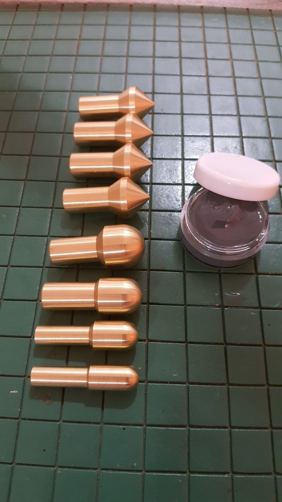 Gunsmith Tools 8 Brass Muzzle Laps-Rifle Or Pistol Crowning Kit - Lapping Crown