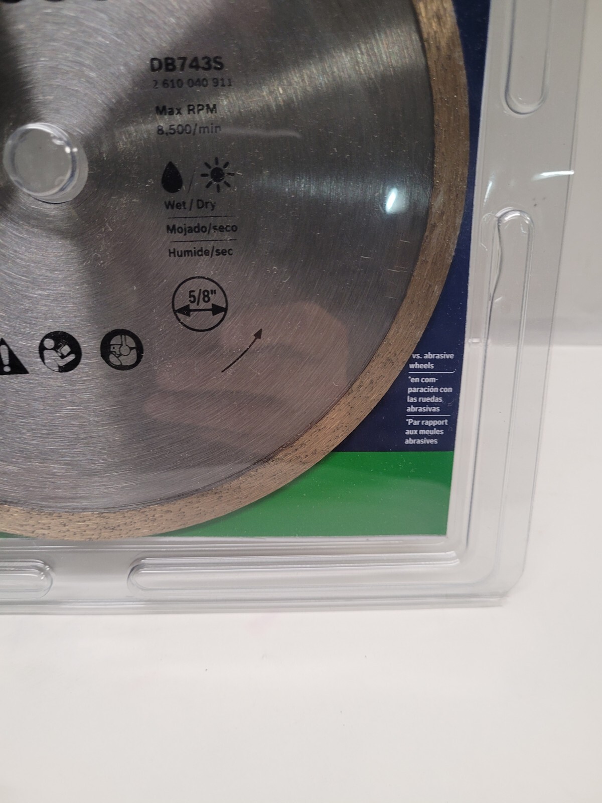 BOSCH DB743S 7" Diamond Blade For Ceramic/Slate