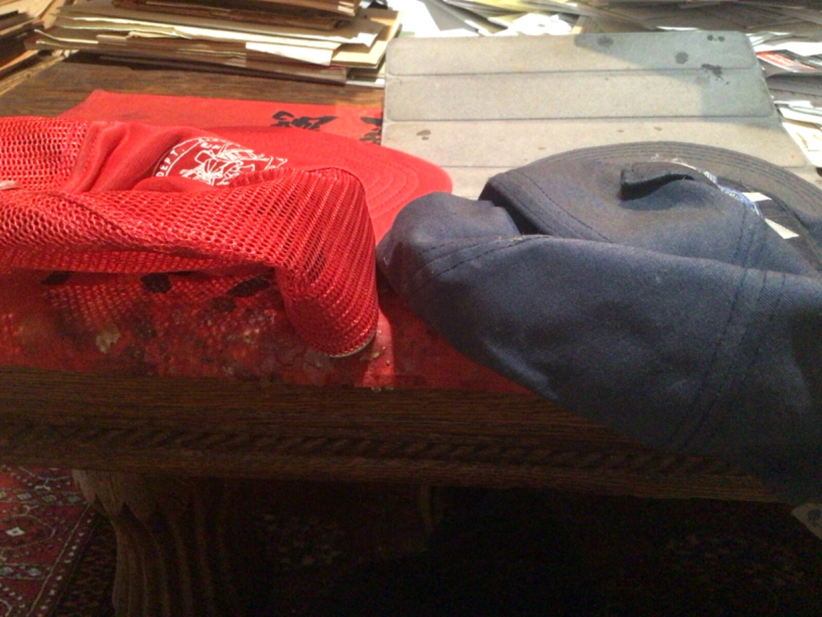 Two Fire Fighter Commemorative Caps