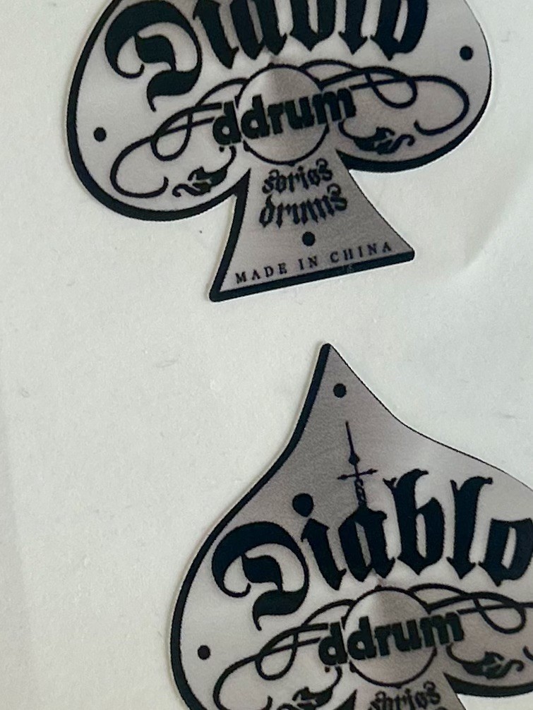 Ddrum Diablo Badge - Vinyl Sticker - SLIGHT SECONDS