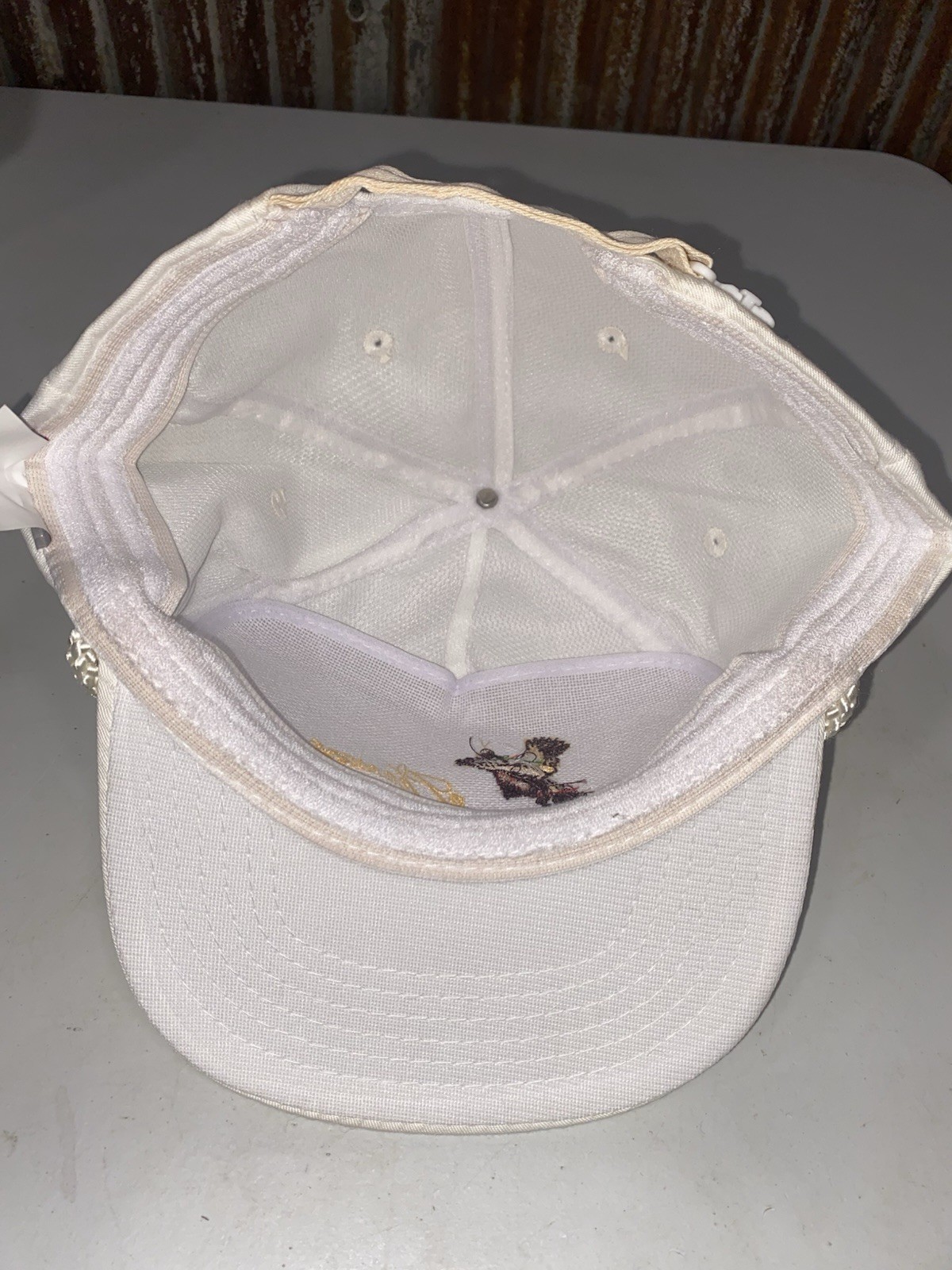 Vintage Pheasant Run Embroidered Trucker Hat Cap Rope Brim 70s Felt San Sun