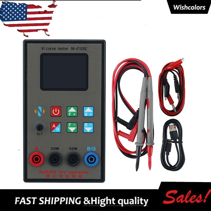 NI-210SC Portable 2 Channel VI Curve Tester 18 Levels Frequencies Adjustable WI