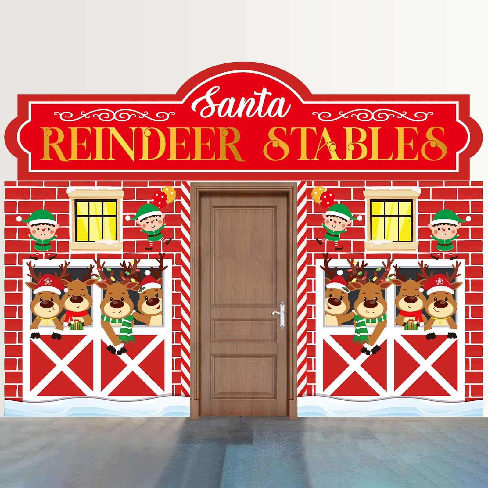 Hunnmingre 3 Pcs 157 Large Christmas Classroom Door Decorations Christmas