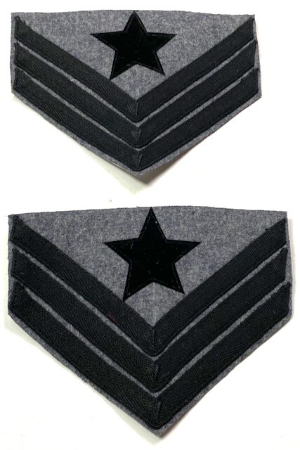 CIVIL WAR CS CONFEDERATE ORDNANCE SARGENT RANK CHEVRONS-INFANTRY