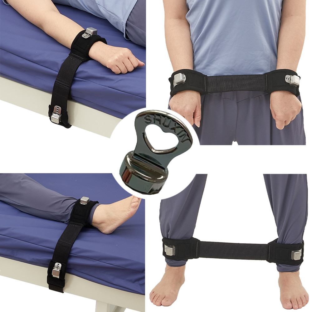 Bed Restraint for Autistic Kids Elderly Dementia Patients Quick Release
