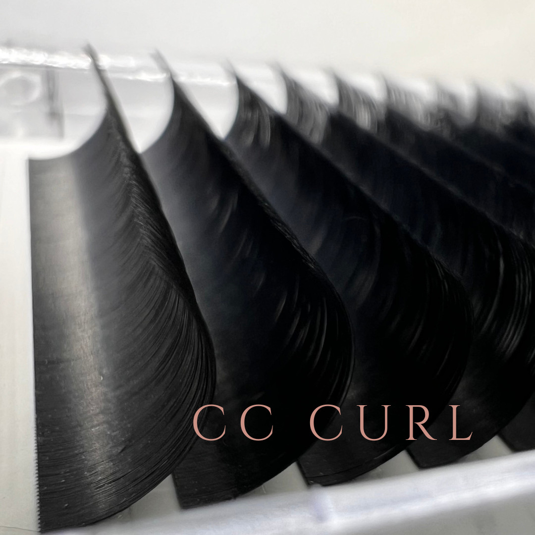 CC Curl Cashmere Eyelash Extensions | Multi-Diameter | Matte Black