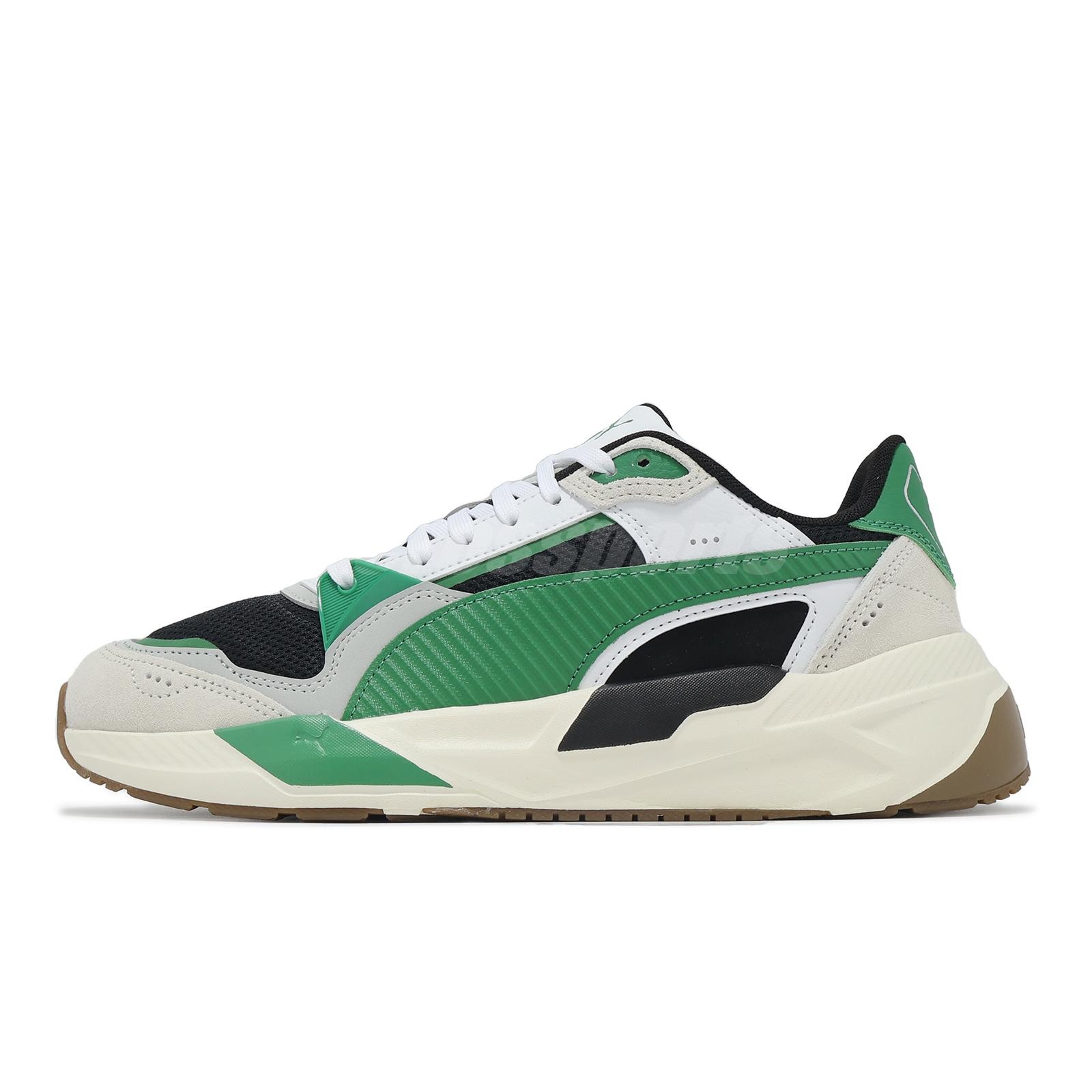 Puma Trinity 2 Black Archive Green White Men Lifestyle Casual Shoes 400230-03