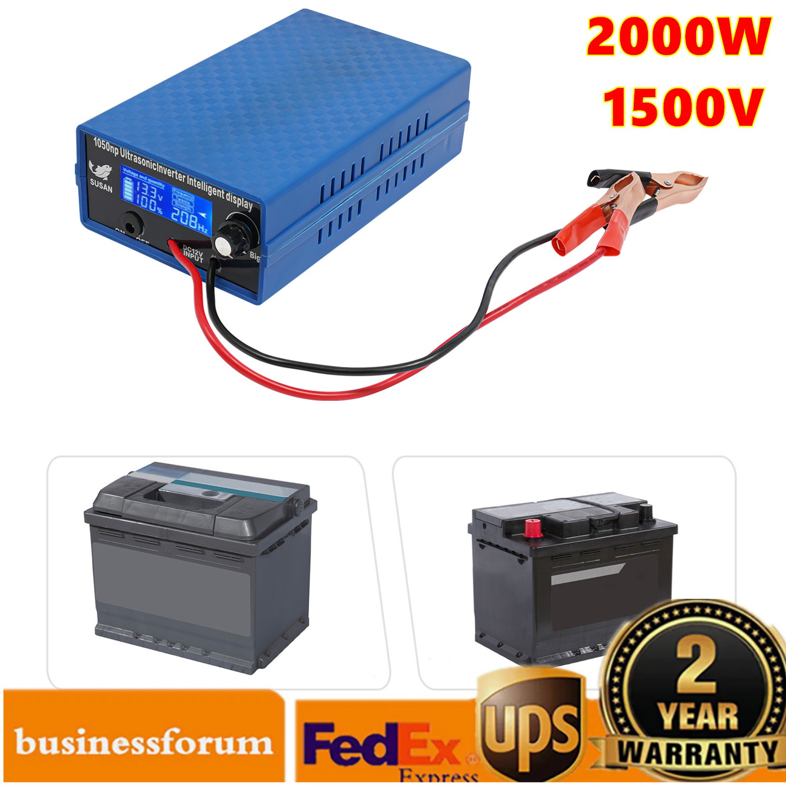 2000W 1050NP Ultrasonic Inverter Electro Fisher Fishing Shocker Stunner Machine