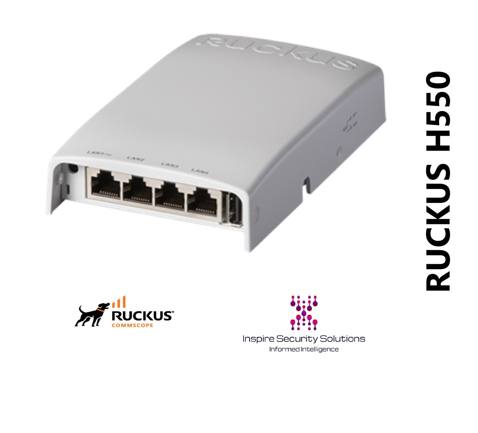 Ruckus H550 Wi-Fi 6 2x2:2 Indoor Access Point 4 port