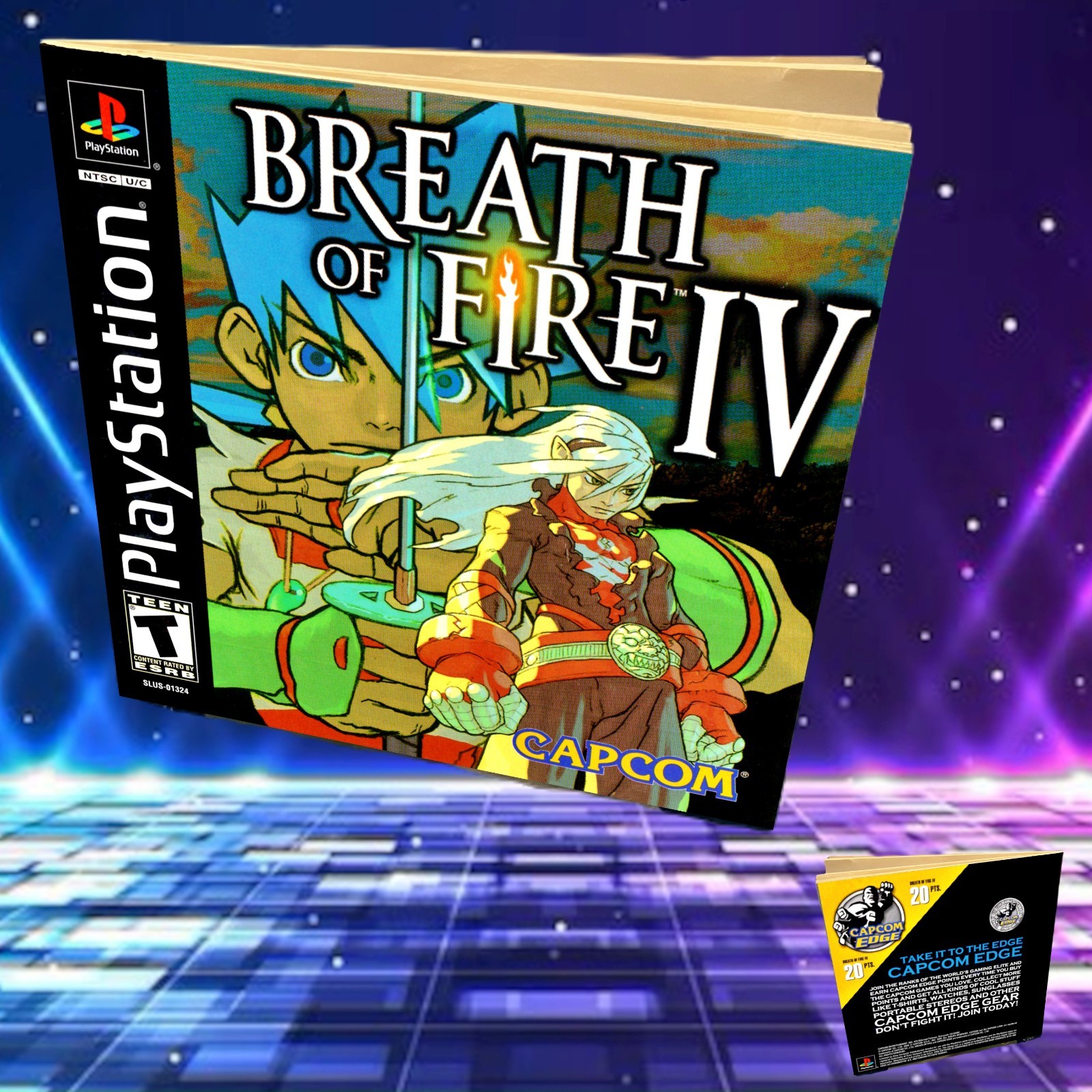 Replacement Manual for - Breath of Fire 4 - Sony PS1 Instruction Booklet