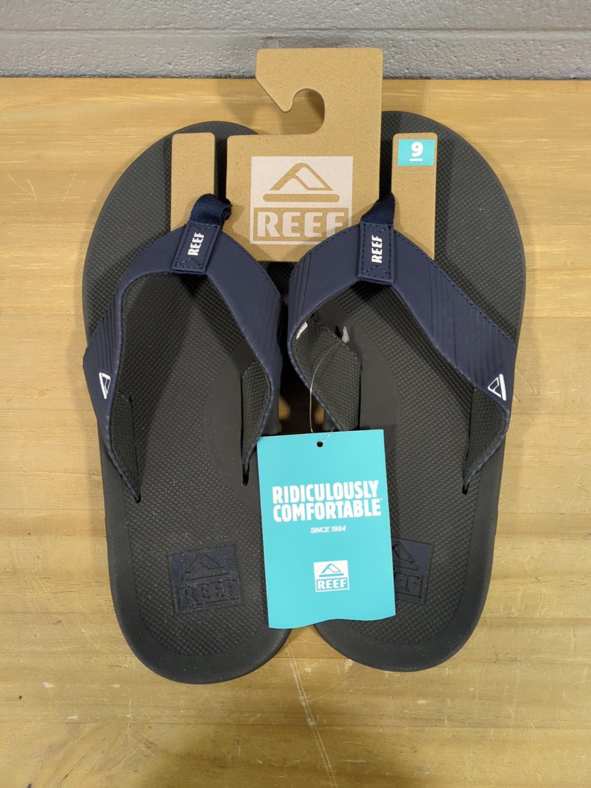 NWT Men’s Reef Phantom II Grey/Navy High Arch Support Size 9