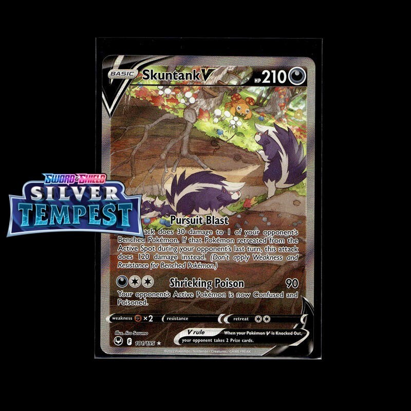 Pokemon Cards! Silver Tempest - Holo/Reverse Holo UltraRare V VMAX Full Art Card