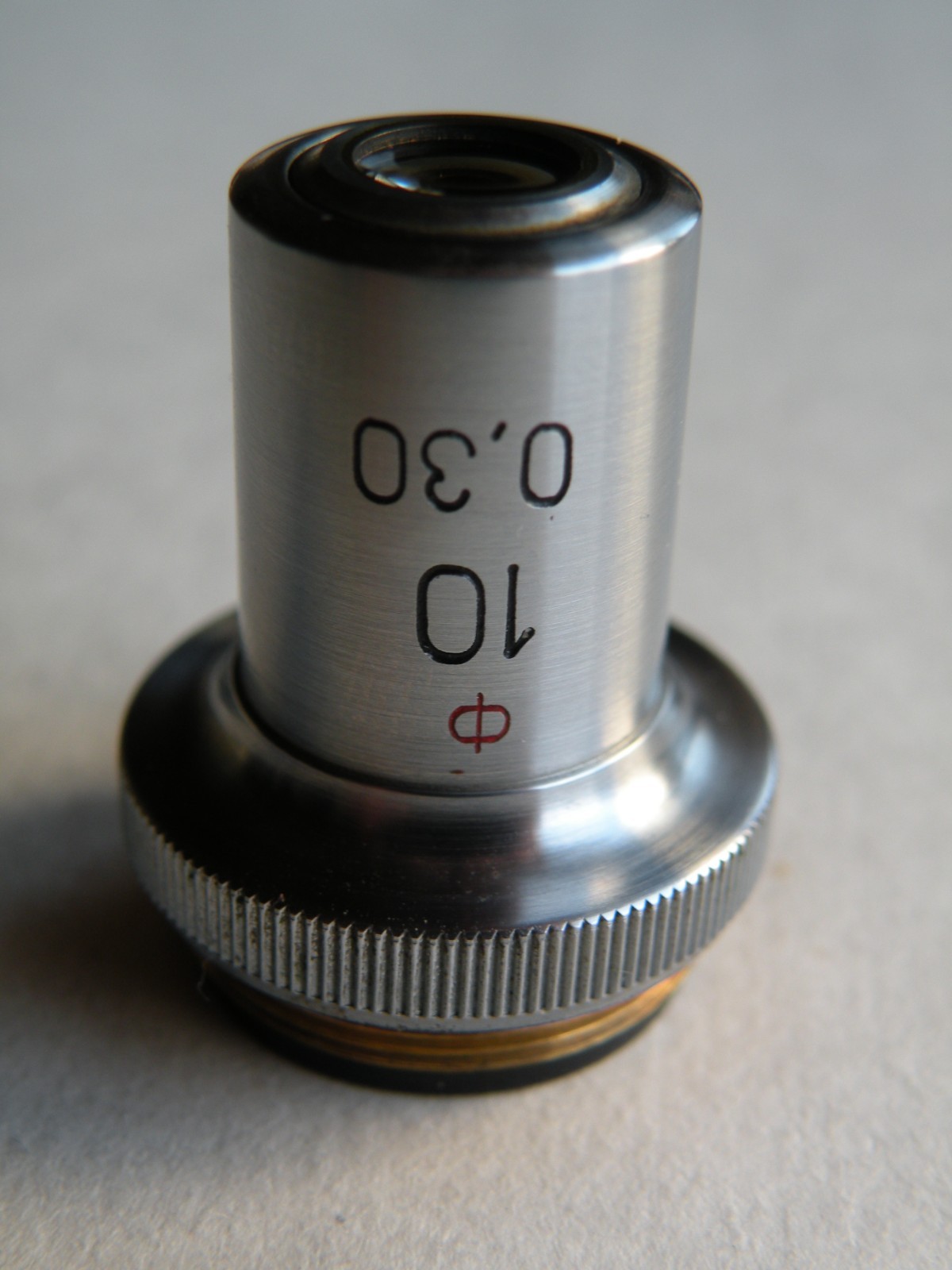 LOMO microscope objective 10x 0,30 PHASE  for KF-1, KF-4