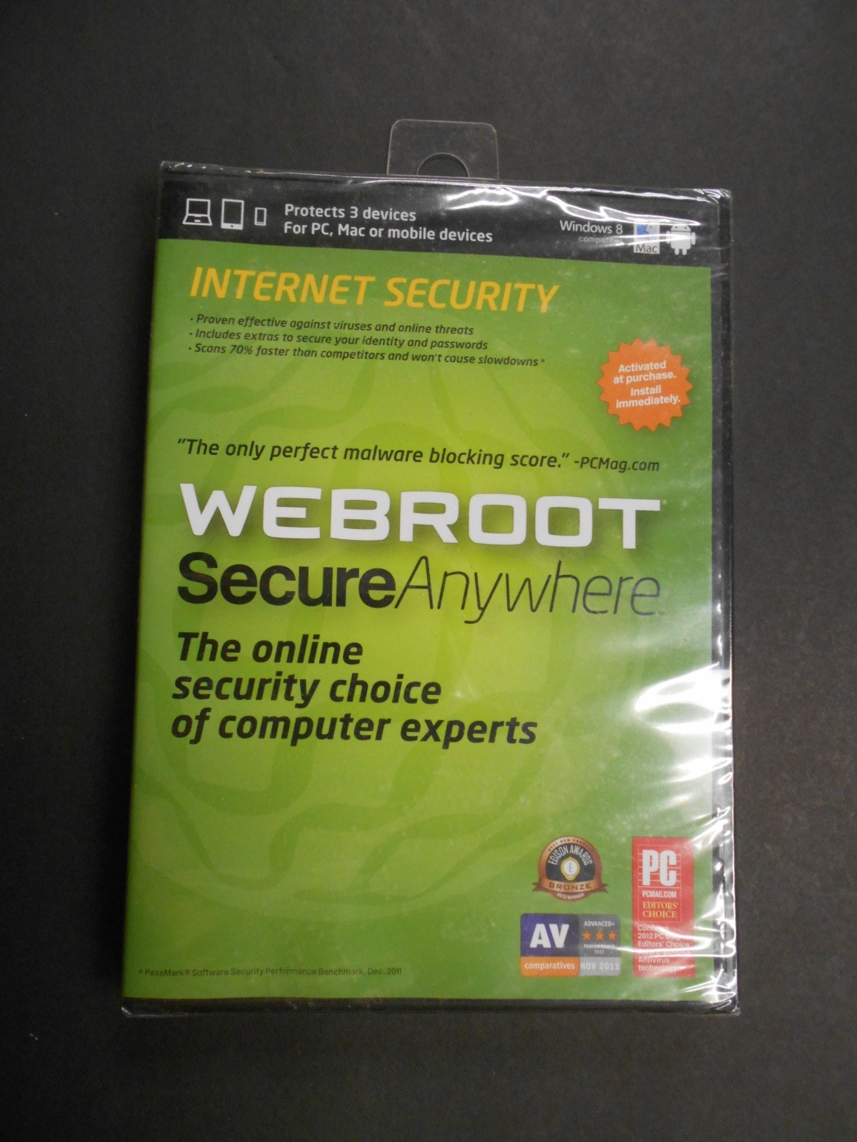 WINDOWS 8 WEBROOT SEALED N.O.S.