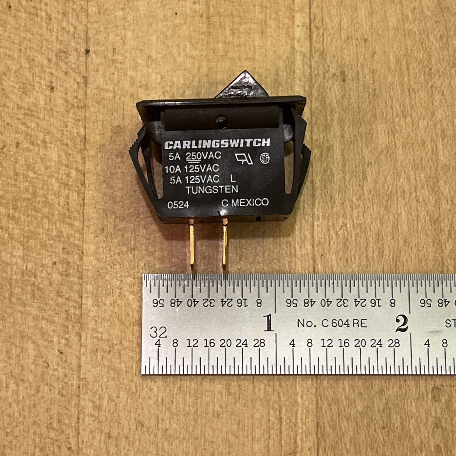 BUNN Carling Switch Rocker Switch Momentary Start OEM Bunn-O-Matic - TESTED