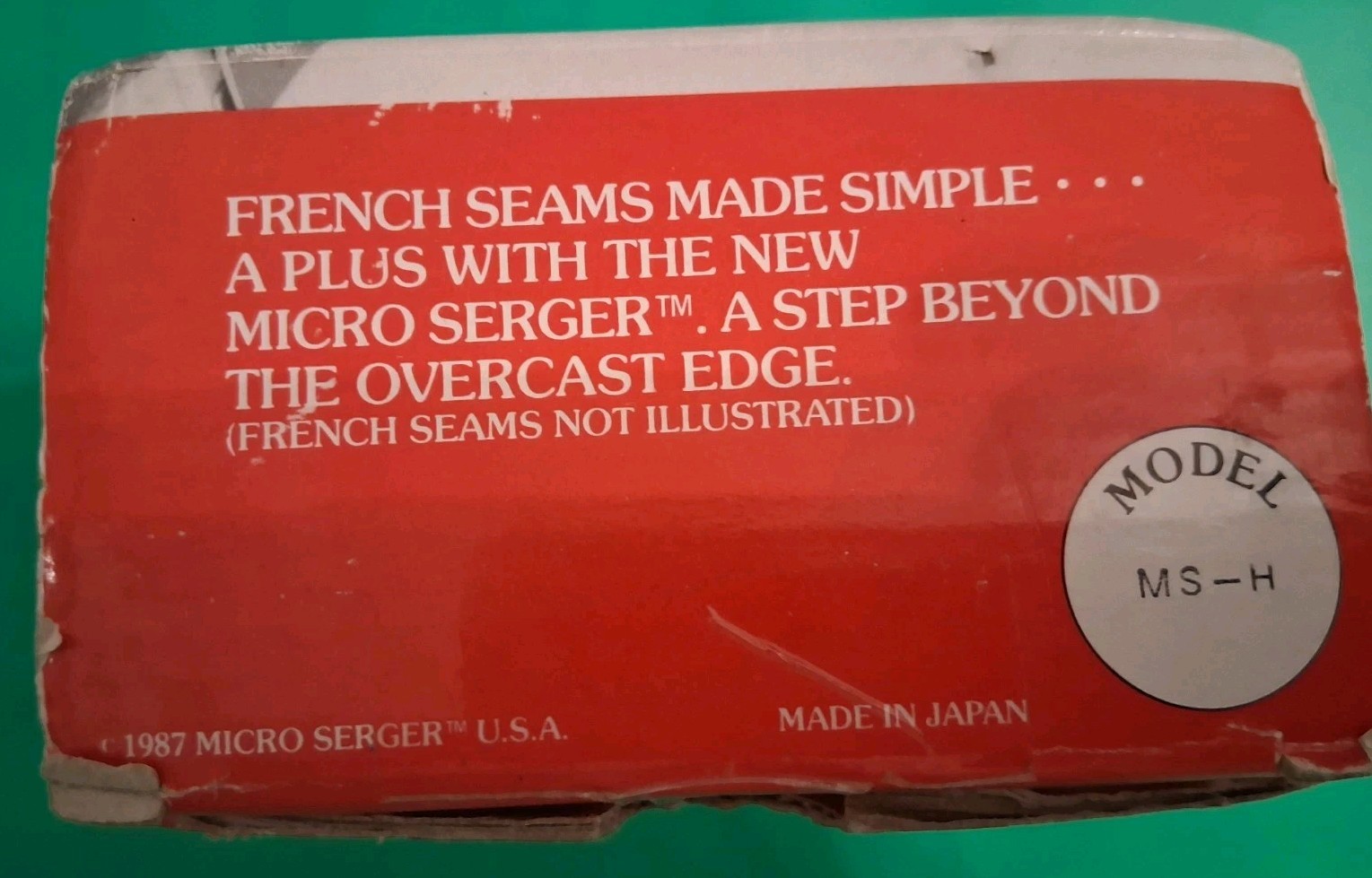 Micro Serger For Sewing Machines, Cutting Attachment + Sew + Overcast