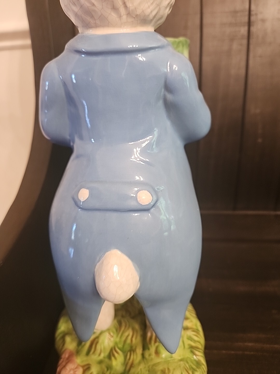 16" Easter Bunny Rabbit Ceramic Planter