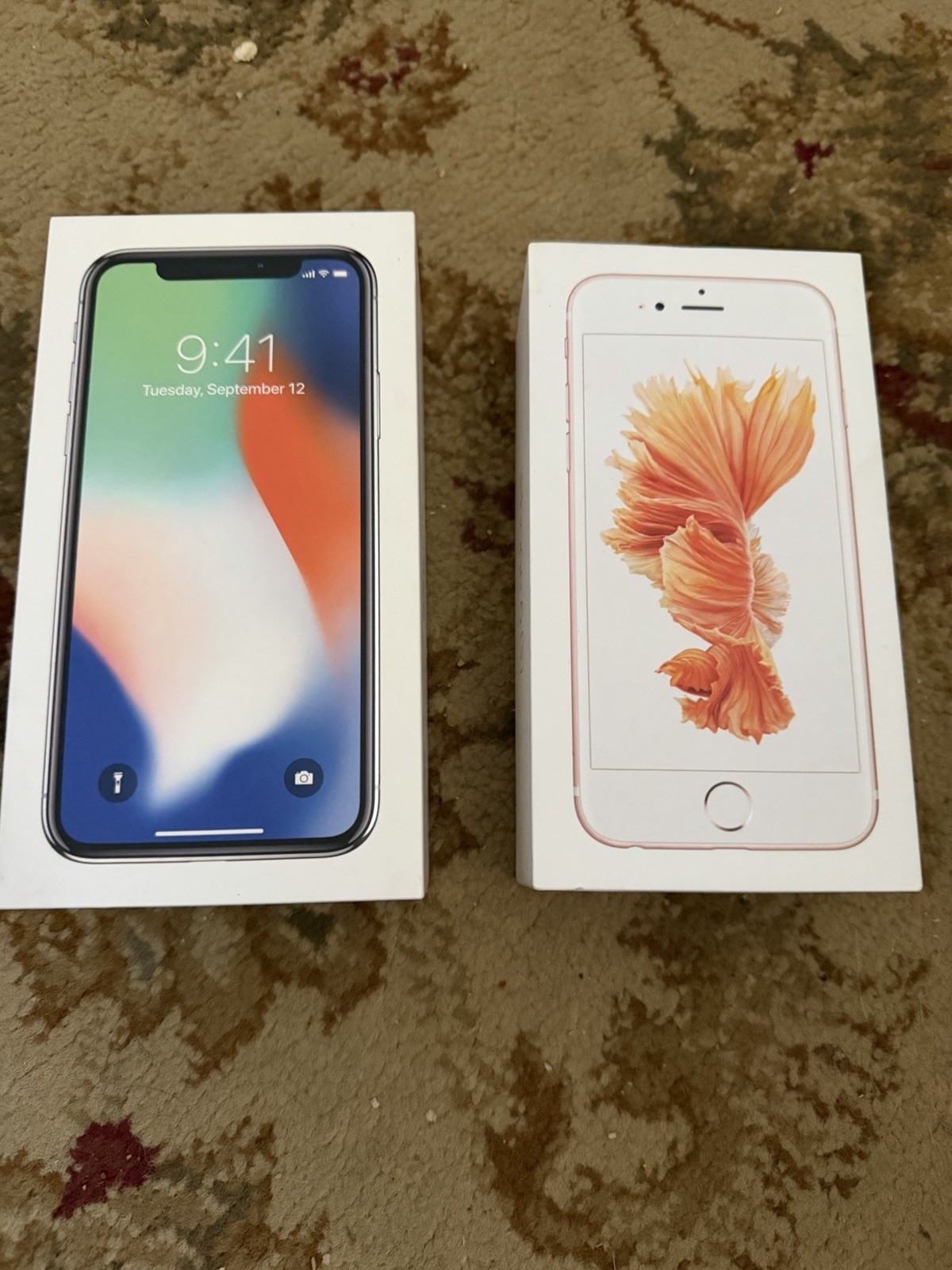 iPhone 6s Boxes  x2.  Original Apple Retail Boxes Only