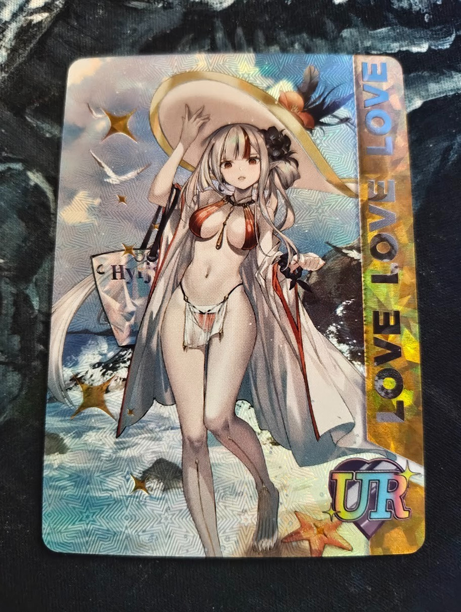 Cute Waifu Style Anime Card - Nice Collectable!   SSR