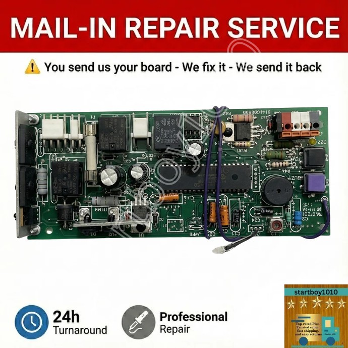 REPAIR SERVICE Chamberlain Liftmaster 41DB002-2 Circuit Board Purple/