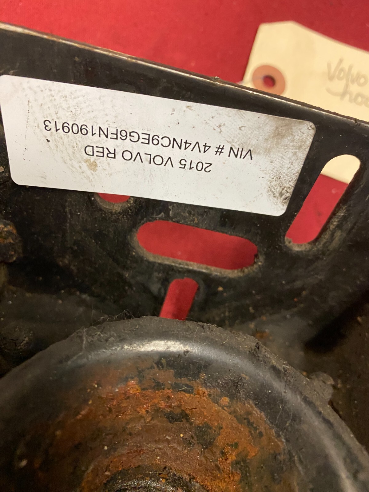 VOLVO HOOD REST SUPPORT BRACKET