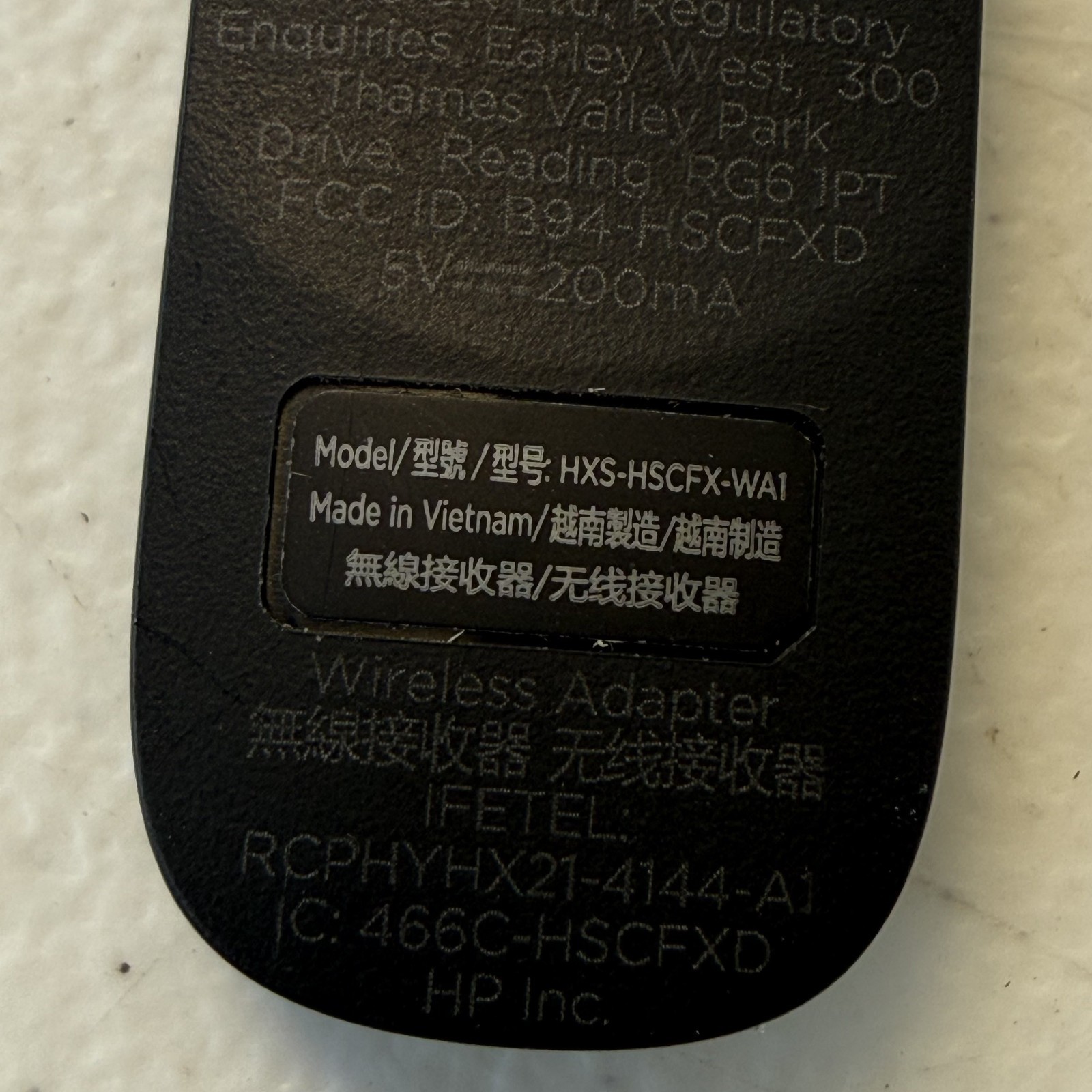USB Dongle Wireless Adapter HXS-HSCFX-WA1 for HyperX CloudX Flight Headset