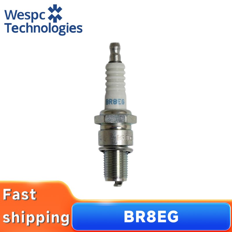 NGK BR8EG Racing Spark Plug For 2-Stroke Rotax Kart & Off-Road Motorcycle 2Pcs