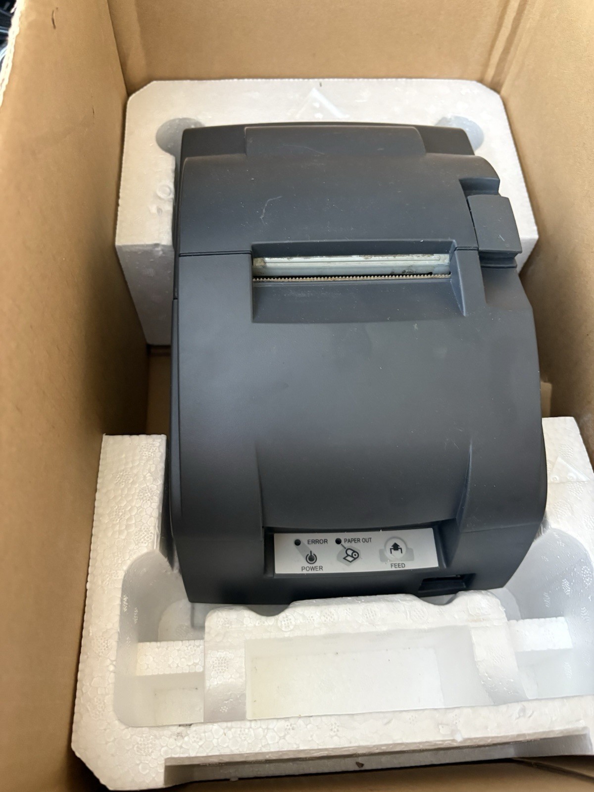 Epson TM-T88 Thermal Receipt Printer — AS-IS Parts — Error Light, Does Not Feed