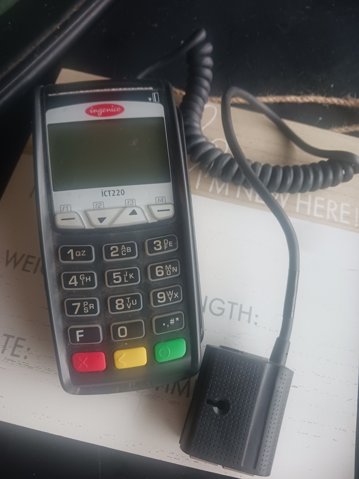 Ingenico ict220 credit card machine