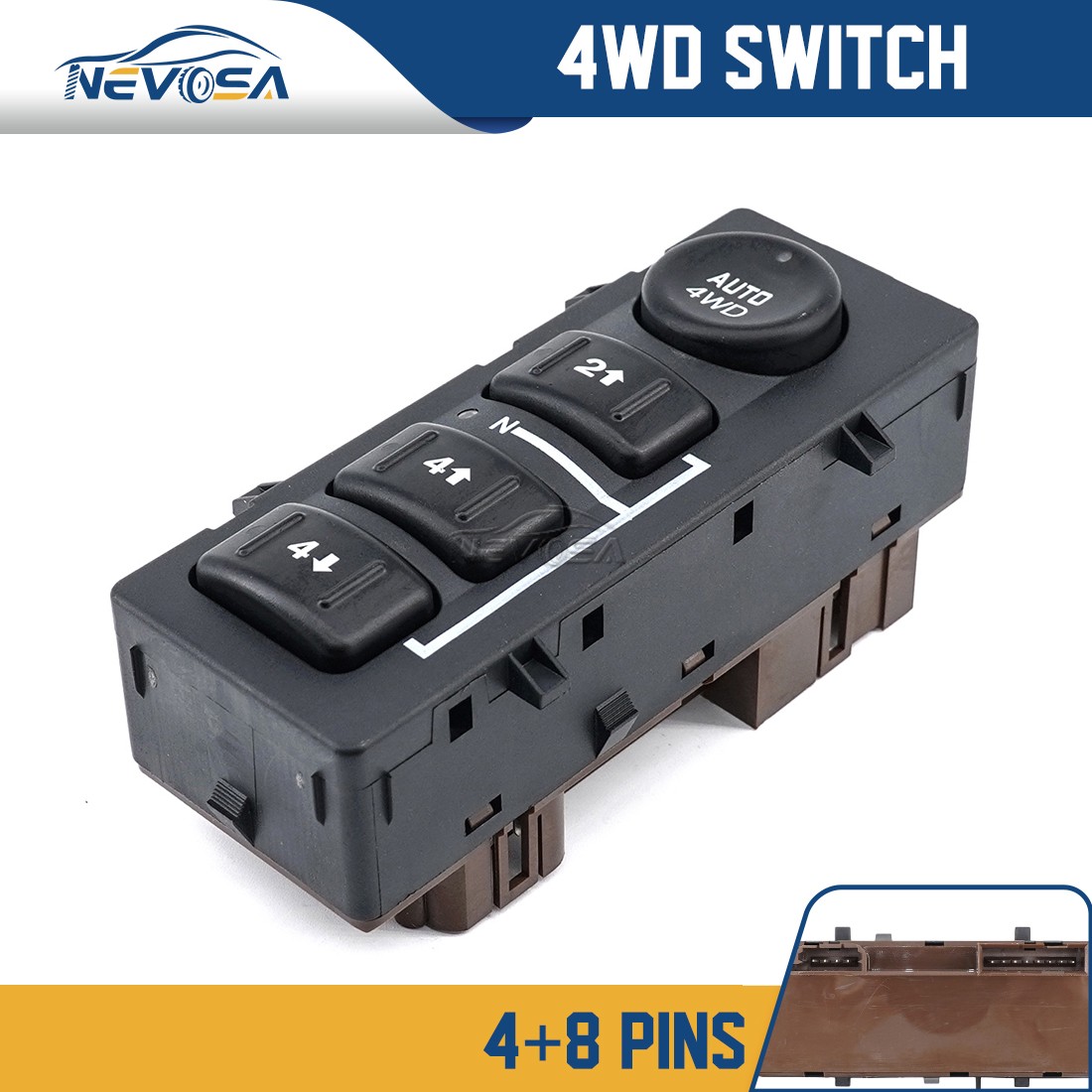 4WD Four Wheel Drive Switch For 2003-2007 Silverado Sierra Yukon Tahoe 19259313