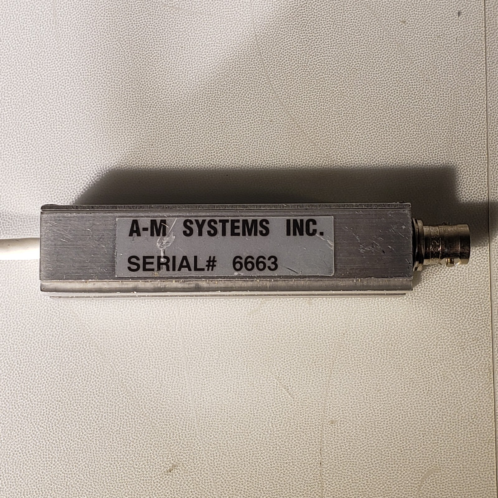 A-M Systems 2400 Patch Clamp Headstage 1G/10M Ohm Feedback Resistors 11ft