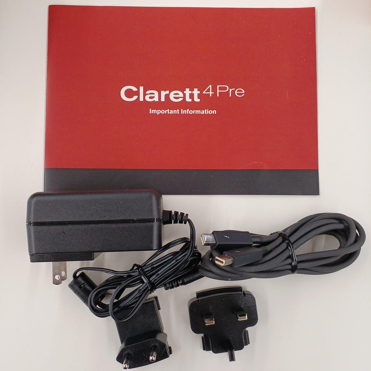 Focusrite Clarett 4Pre USB Audio Interface Studio Recording Fully Tested