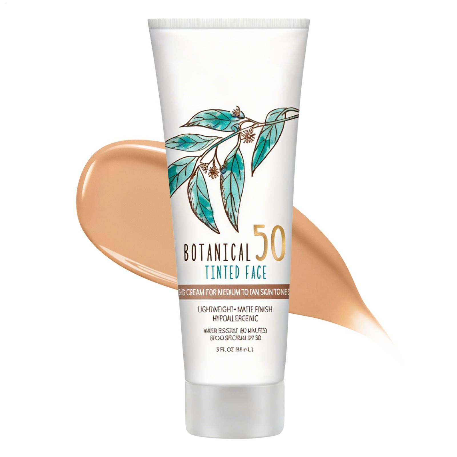 Botanical Tinted Face Sunscreen Lotion SPF 50 - 85ml