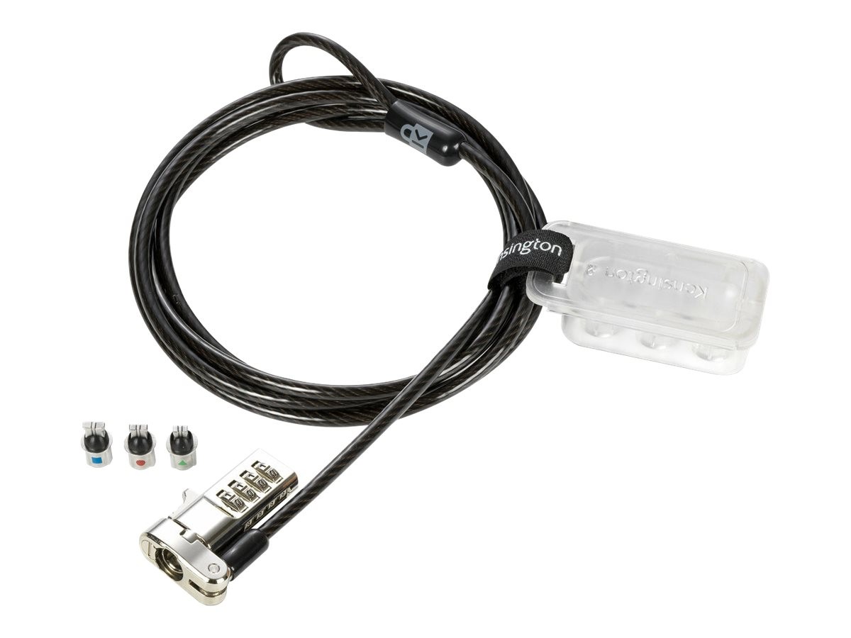 Kensington 3-in-1 Combination Serialized Laptop Lock (K62317WW)