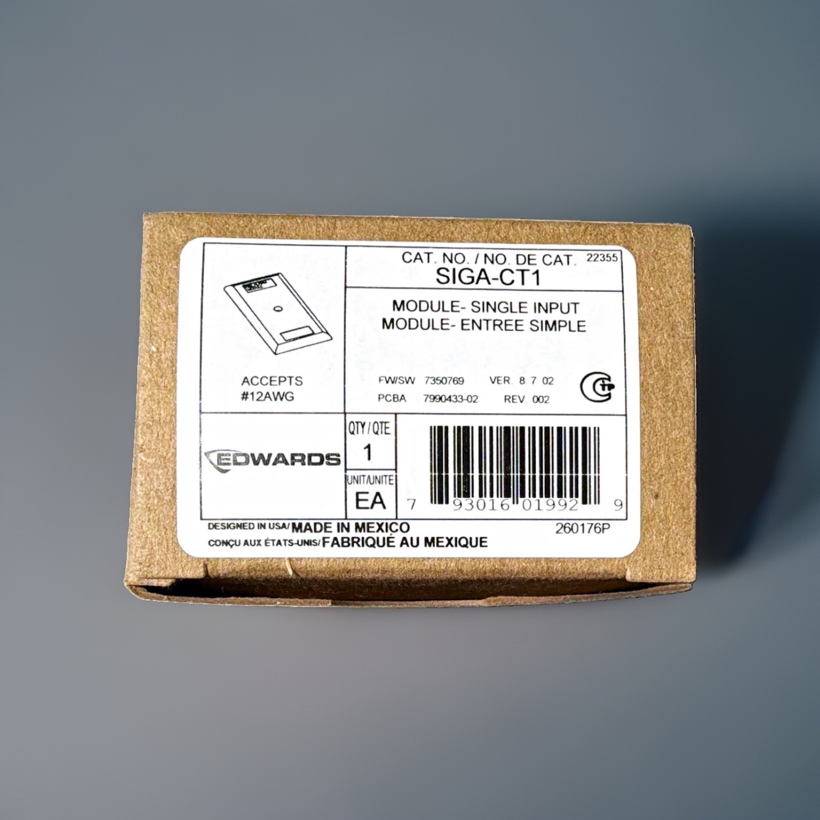 Edwards SIGA-CT1 - Same Day Shipping