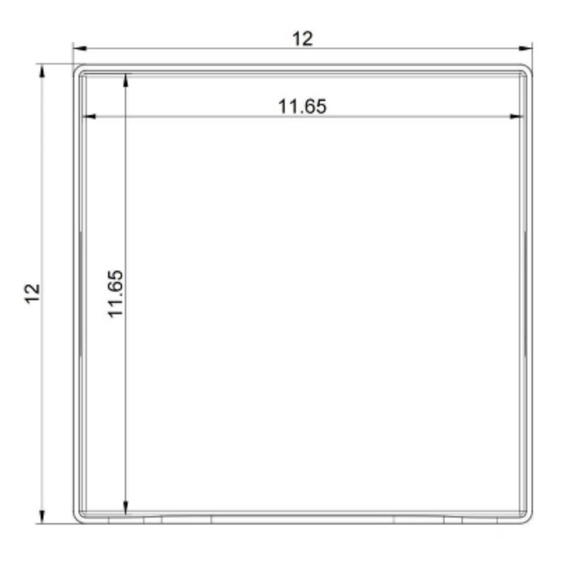 12x12x8 All Purpose Open Front Storage Bin Plastic Organizer Basket Home Office