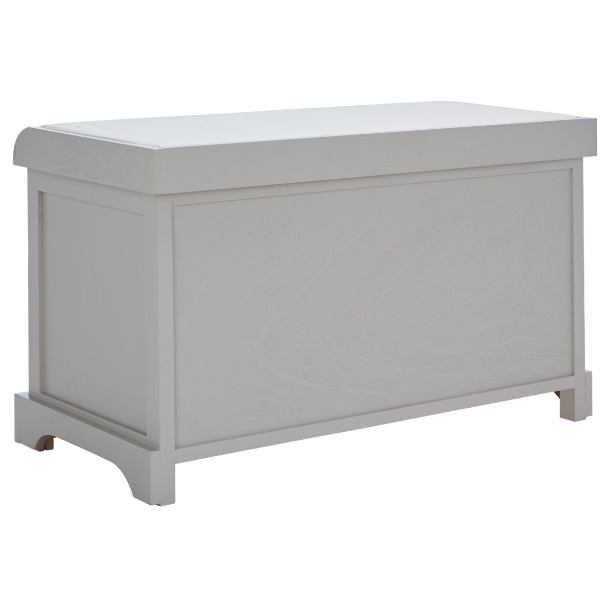 SAFAVIEH Freddy Wicker Storage Bench | Vintage Grey |