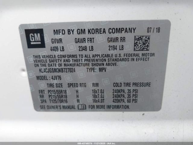 Speedometer MPH Opt Umn Fits 19-22 ENCORE 1005163