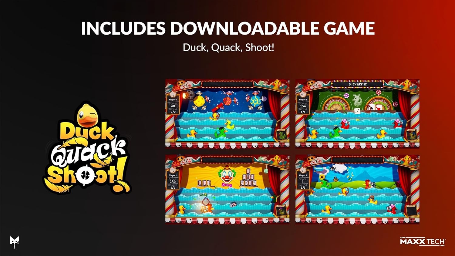 Duck, Quack, Shoot! Kit for Nintendo Switch 2 & 1 (Nintendo Switch) (UK IMPORT)