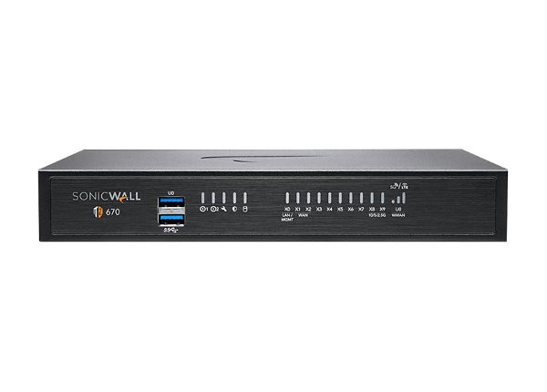 SonicWALL TZ670 Network Security/Firewall Appliance - 02-SSC-8435