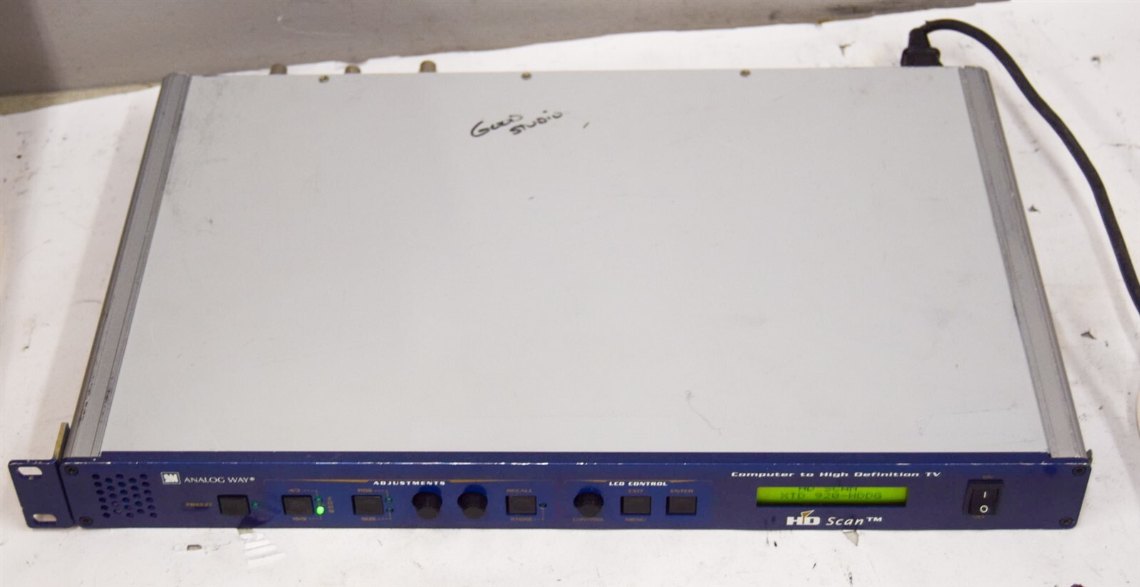 Analog Way XTD920 HDDG Hi Res HDTV Digital Scan Converter w Genlock (S26-0)