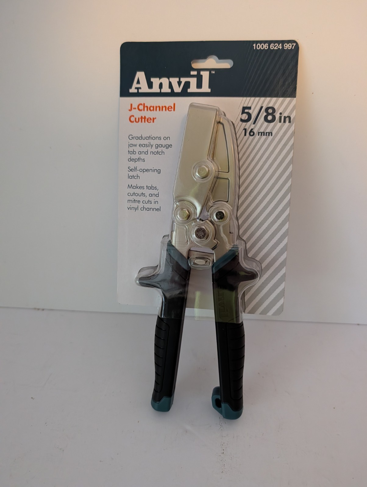 Anvil J-Channel Cutter 5/8” 16 mm Makes Tabs Miters And Cutouts In Vinyl Channel