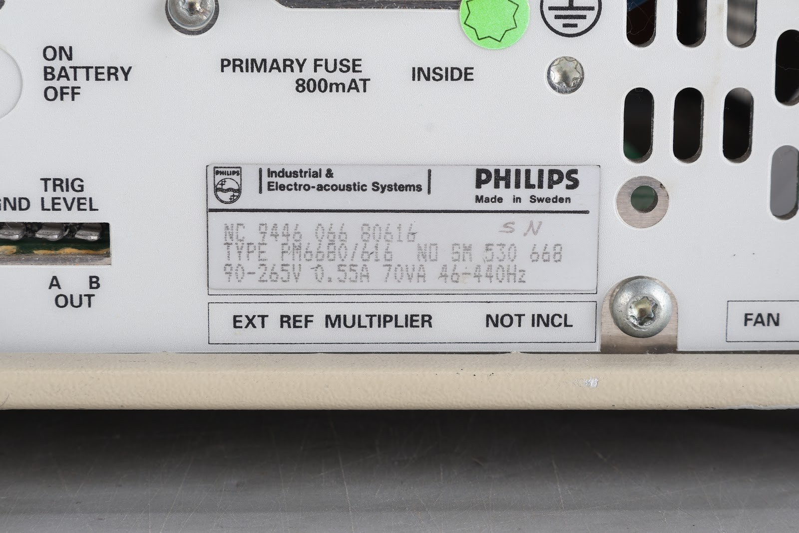 Phillips PM 6680 High Resolution Programmable Timer/Counter 225 MHz - AS IS