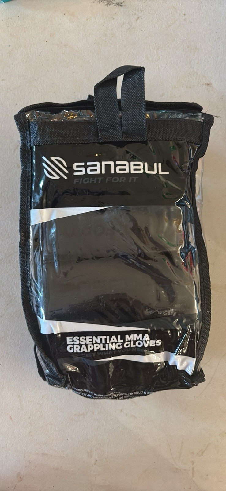 Brand New Sanabul MMA Grappling Gloves Black Size Medium