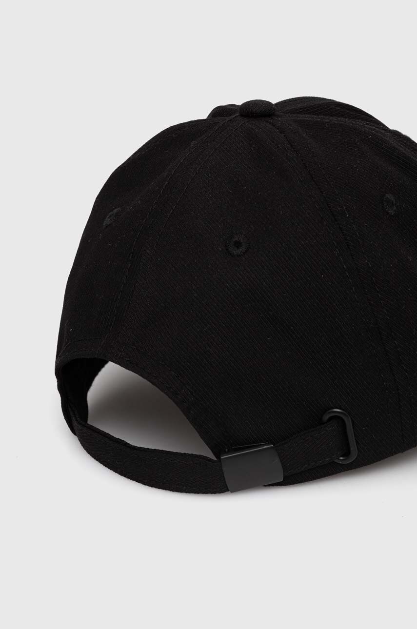 Versace Jeans Couture Black Logo Patch Baseball Cap – Cotton Hat-One Size