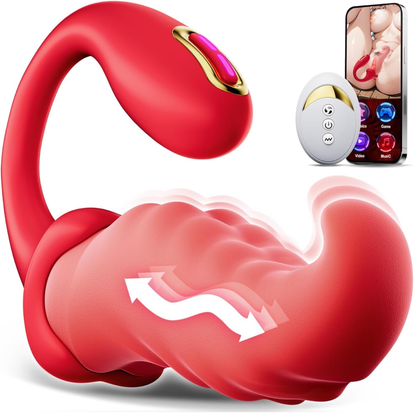 Women Sex Toys Dildo Vibrator - Licking Tongue Vibrators G Spot Vibrator Tongue