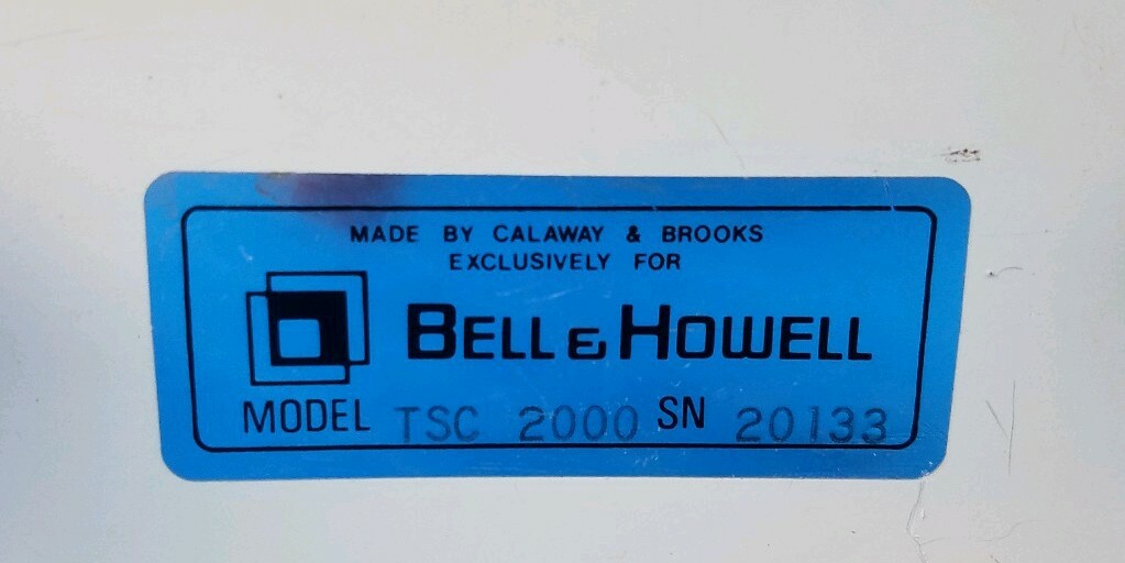 Bell & Howell Tape System Calibrator TSC 2000 Test Function Generator w/ Case