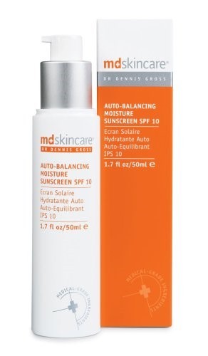 MD Skincare Auto-Balancing Moisturizer Moisture Sunscreen SPF10  NWOB 1.7 oz