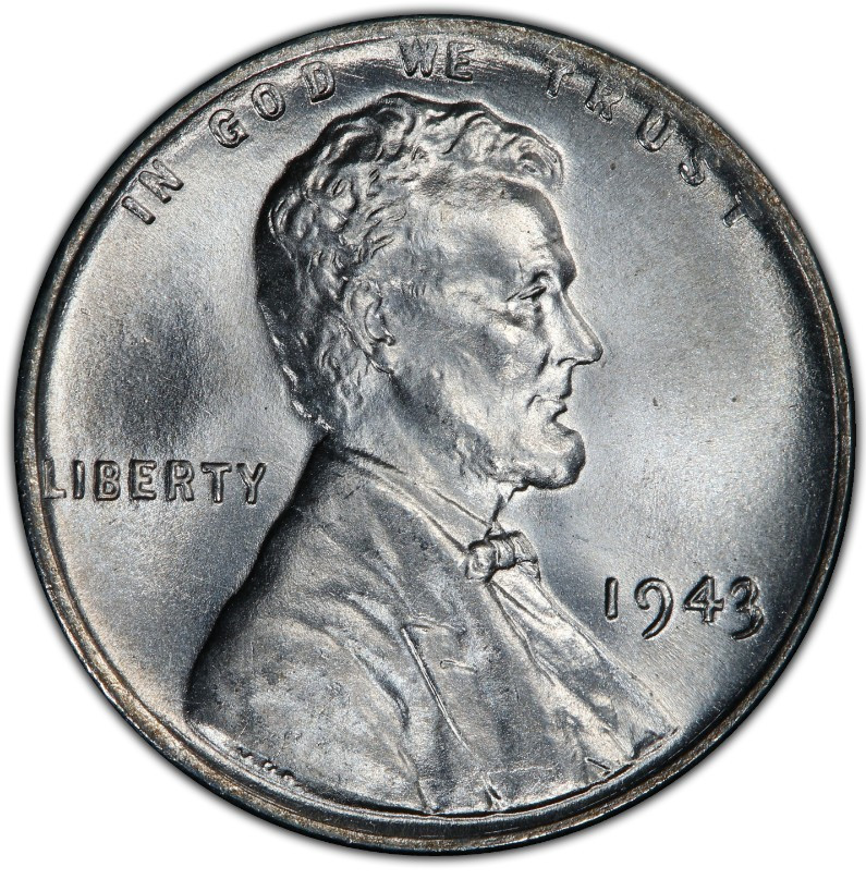 1943 P Uncirculated Lincoln Wheat Cent From BU Roll