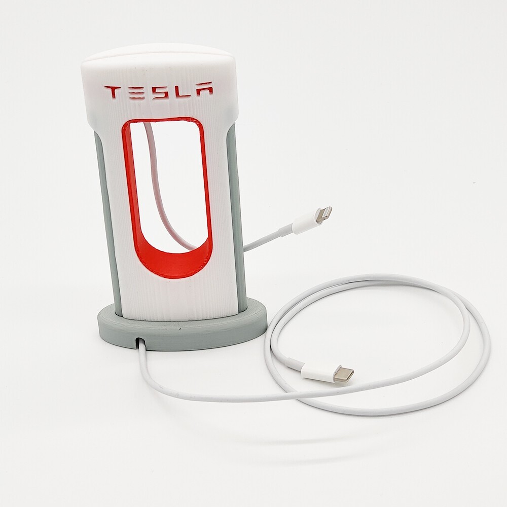 TESLA Supercharger V3 Phone Charger iPhone Android Accessories 3D printing model